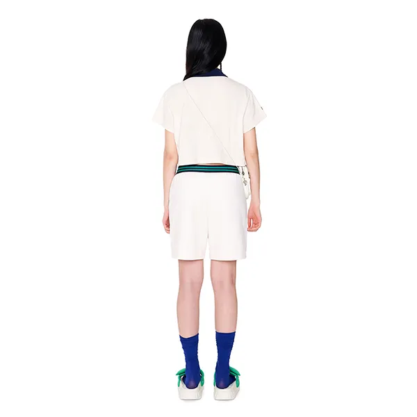 Áo Polo Nữ Nerdy X Montana Pique Croptop Màu Kem - Thời trang - Vua Hàng Hiệu