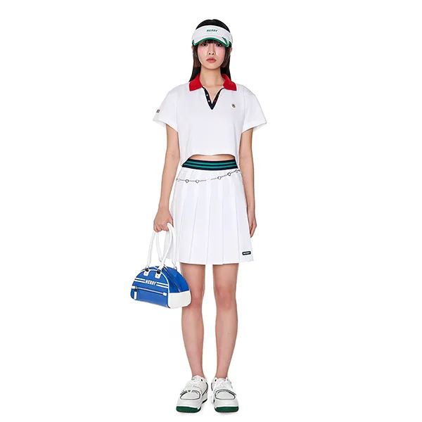 Áo Polo Nữ Nerdy X Montana Pique Croptop Màu Trắng Size S - Thời trang - Vua Hàng Hiệu