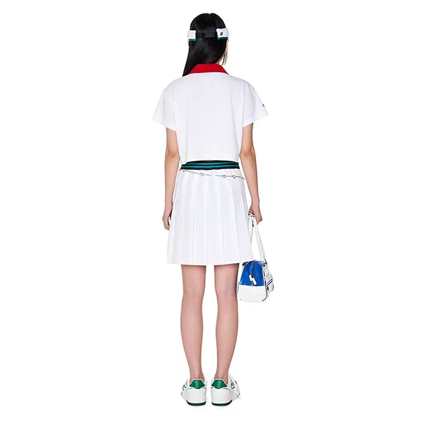Áo Polo Nữ Nerdy X Montana Pique Croptop Màu Trắng Size S - Thời trang - Vua Hàng Hiệu