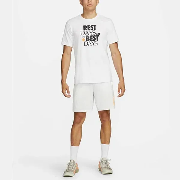 Áo Thun Nam Nike Dri-FIT Training T-Shirt DR7582-100 Màu Trắng Size XL