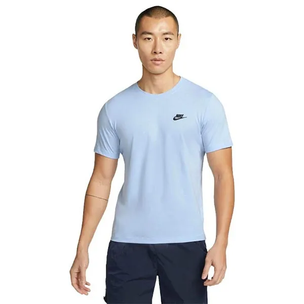 Áo Thun Nam Nike Short Sleeve Men's Sportswear Club Tshirt AR4999-548 Màu Xanh Size L