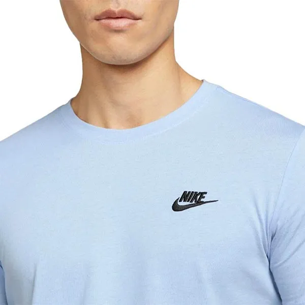 Áo Thun Nam Nike Short Sleeve Men's Sportswear Club Tshirt AR4999-548 Màu Xanh Size M