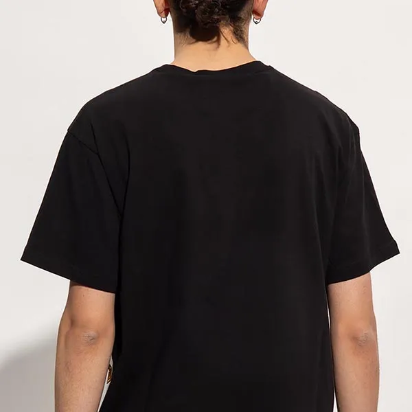Áo Thun Nam Versace Jeans Couture Black Logo T-Shirt 772GAH6RC JS062 G89 Màu Đen Size S