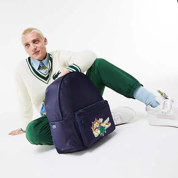Balo Nam Lacoste Men's Holiday Backpack Màu Xanh Navy