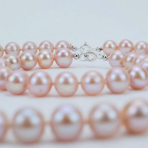 Set Dây Chuyền + Vòng Đeo Tay Nữ Minh Hà Pearl Jewelry Ngọc Trai Màu Hồng
