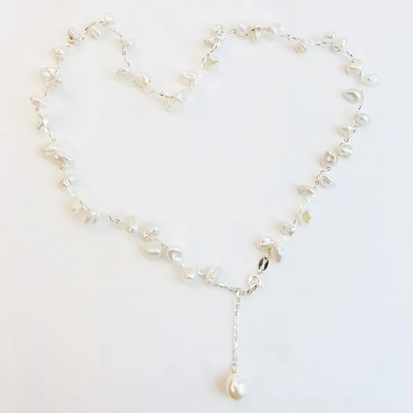 Dây Chuyền Nữ Minh Hà Pearl Jewelry Dạng Chuỗi Ngọc Trai Màu Trắng