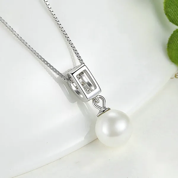 Dây Chuyền Nữ Kya Jewel Ngọc Trai Tự Nhiên Khảm Đá PN10 Màu Bạc