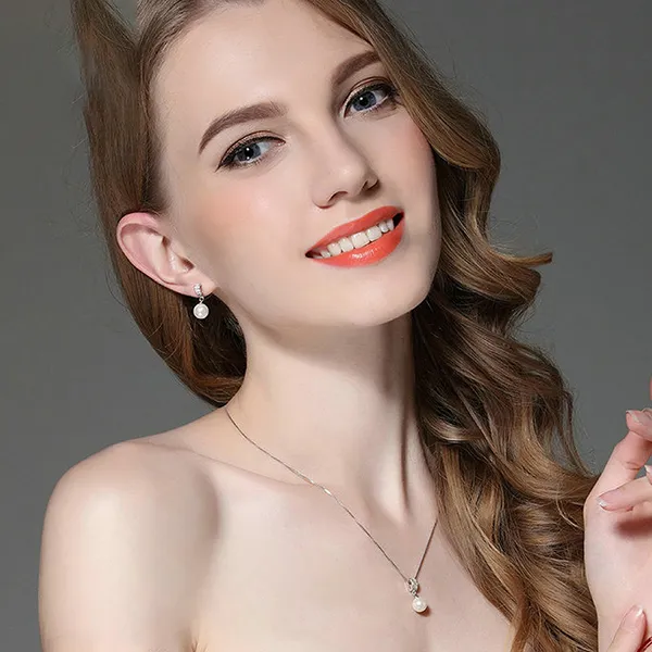 Dây Chuyền Nữ Kya Jewel Ngọc Trai Tự Nhiên Khảm Đá PN10 Màu Bạc