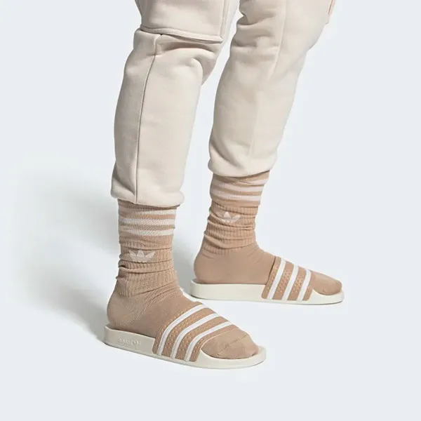 Dép Adidas Adilette GY2102 Màu Trắng Be Size 44.5