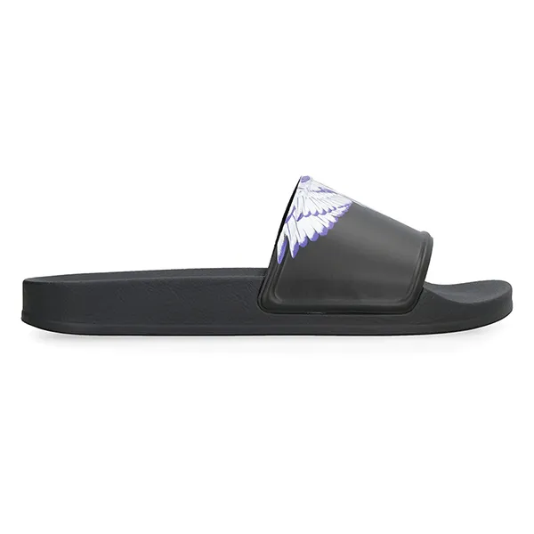 Dép Marcelo Burlon County Of Milan Icon Wings Rubber Slides CMIC001C99PLA001_1001 Màu Đen Size 41 - Dép - Vua Hàng Hiệu
