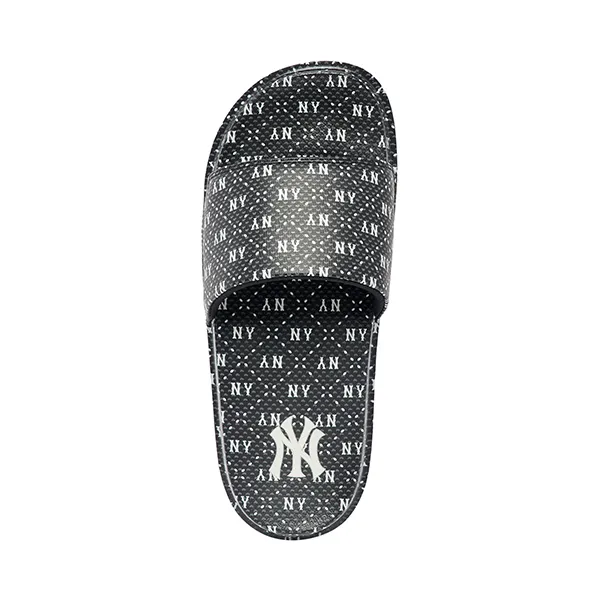 Dép MLB Chunky Mound Diamond Monogram New York Yankees 3ALPCDM33-50BKS Màu Đen Size 260