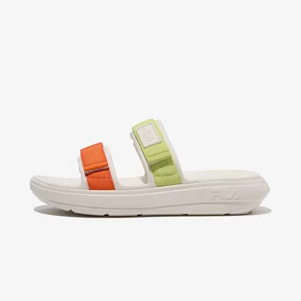 Dép Sandal Nữ Fila Pong Slide 1SM01935E131 Màu Trắng Cam Size 36.5 - Dép - Vua Hàng Hiệu