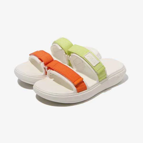 Dép Sandal Nữ Fila Pong Slide 1SM01935E131 Màu Trắng Cam Size 36.5 - Dép - Vua Hàng Hiệu