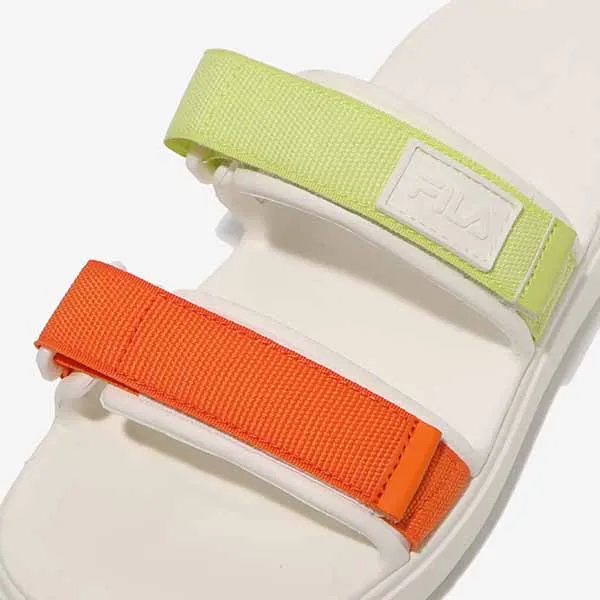 Dép Sandal Nữ Fila Pong Slide 1SM01935E131 Màu Trắng Cam Size 36.5 - Dép - Vua Hàng Hiệu