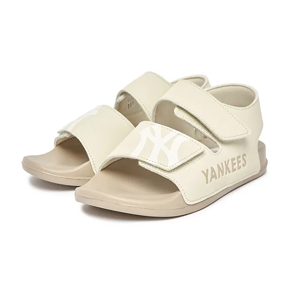 Dép Sandal Trẻ Em MLB New York Yankees 7ASDB0433-50BGL Màu Kem
