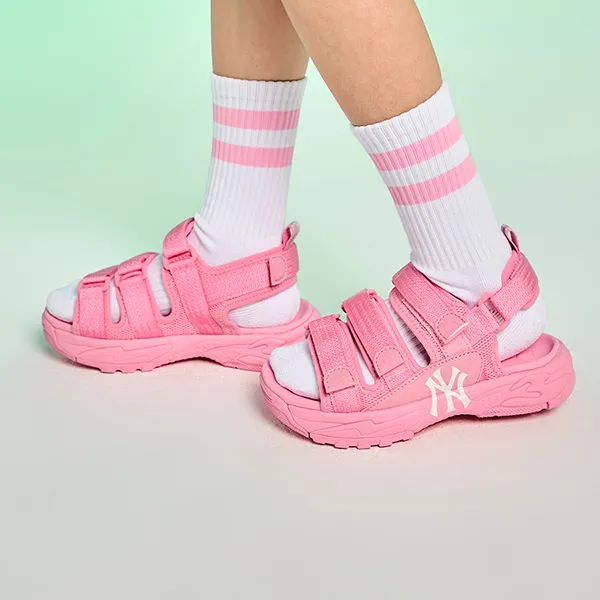 Dép Trẻ Em MLB Chunky Sandals New York Yankees 7ASDB0133-50PKL Màu Hồng