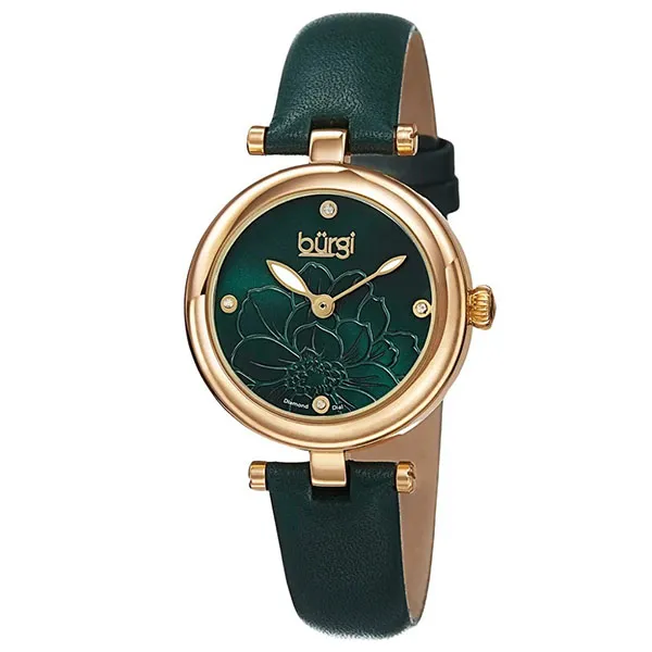 Đồng Hồ Burgi BUR128GN Dây Da Cho Nữ - Đồng hồ - Vua Hàng Hiệu