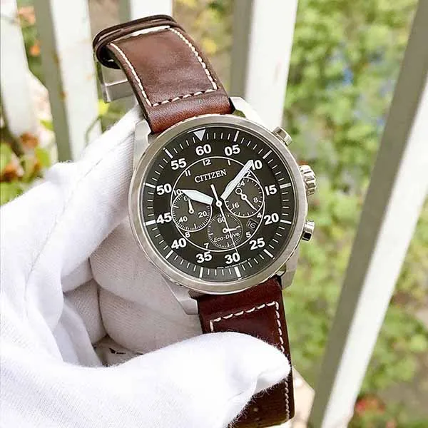 Đồng Hồ Nam Citizen CA4210-24E Màu Đen Nâu