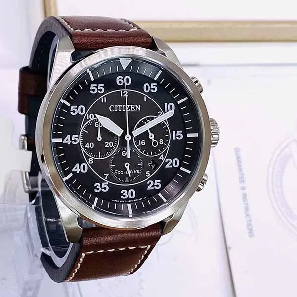 Đồng Hồ Nam Citizen CA4210-24E Màu Đen Nâu