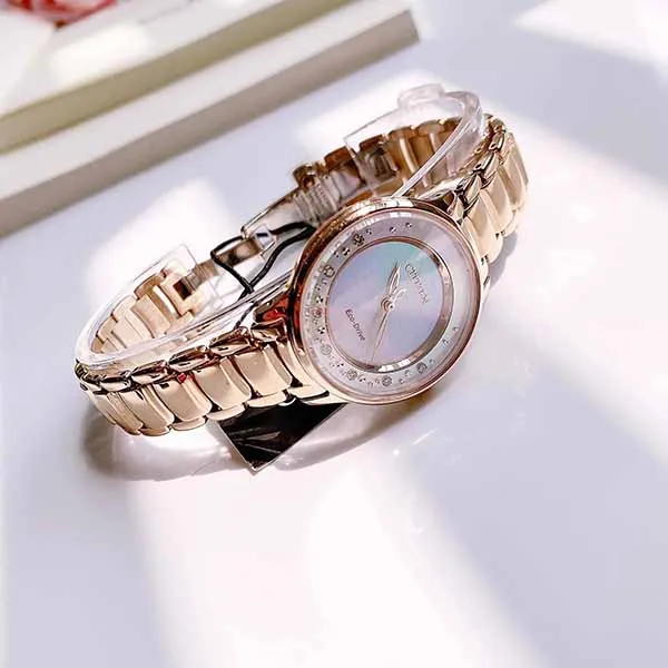 Đồng Hồ Nữ Citizen Eco-Drive EM0382-86D Màu Vàng Hồng - Đồng hồ - Vua Hàng Hiệu
