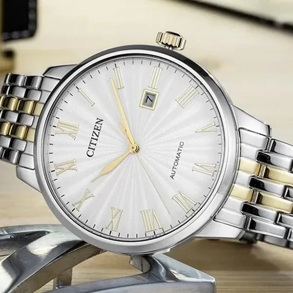 Đồng Hồ Nam Citizen NJ0084-59A Màu Trắng Bạc - Đồng hồ - Vua Hàng Hiệu