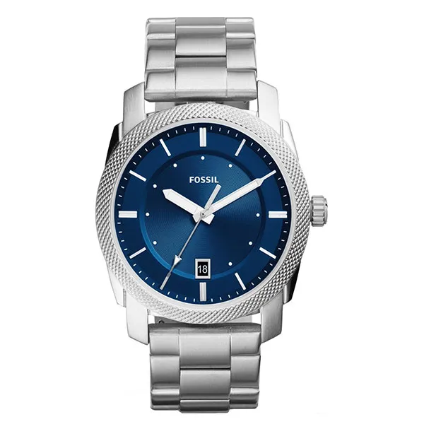 Đồng Hồ Nam Fossil FS5340 Màu Bạc Phối Xanh