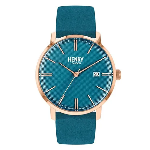 Đồng Hồ Unisex Henry London HL40-S-0372 Màu Xanh