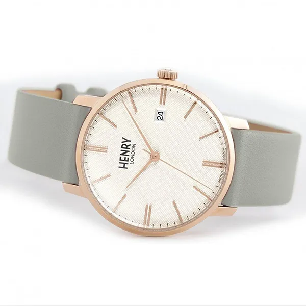 Đồng Hồ Unisex Henry London HL40-S-0398 Màu Ghi - Đồng hồ - Vua Hàng Hiệu