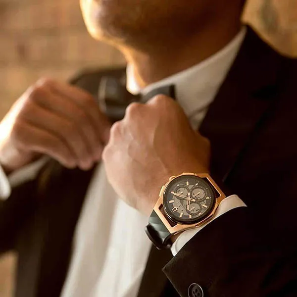 Đồng Hồ Nam Bulova 98A156 Màu Đen