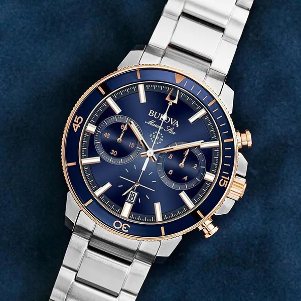 Đồng Hồ Nam Bulova 98B301 Màu Bạc - Đồng hồ - Vua Hàng Hiệu
