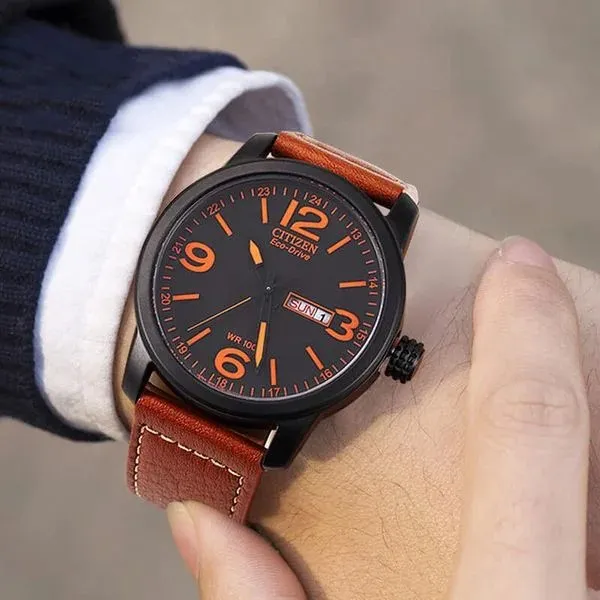 Đồng hồ Nam Citizen Eco Drive BM8475-26E Dây Da - Đồng hồ - Vua Hàng Hiệu