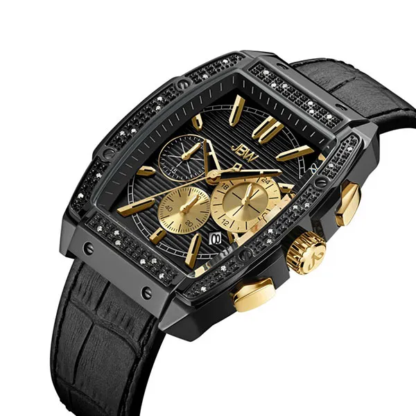 Đồng Hồ Nam JBW Echelon Quartz Black Dial Men's Watch J6379A Màu Đen - Đồng hồ - Vua Hàng Hiệu