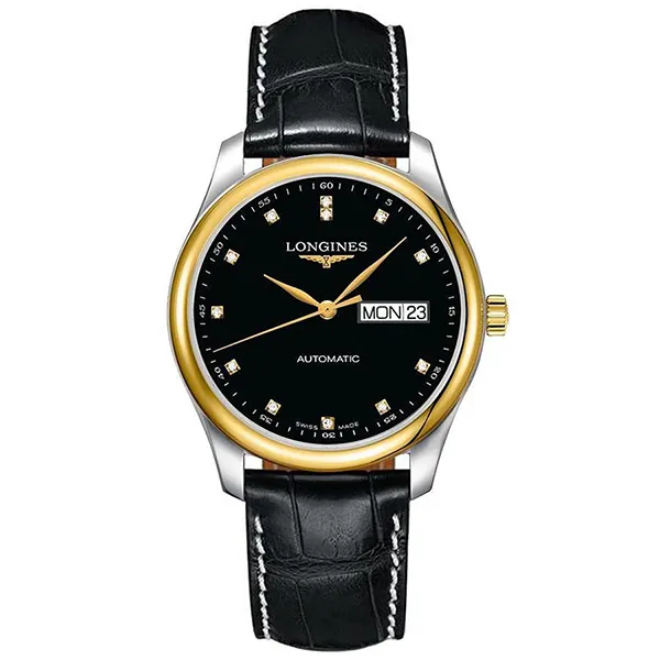 Đồng Hồ Nam Longines Master L2.755.5.57.2 Watch 38.5mm Màu Đen