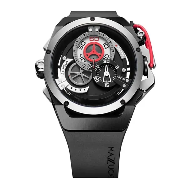 Đồng Hồ Nam Mazzucato Rim Sport Collection Chronograph Watch 46mm 01-BK186 Màu Đỏ - Đồng hồ - Vua Hàng Hiệu