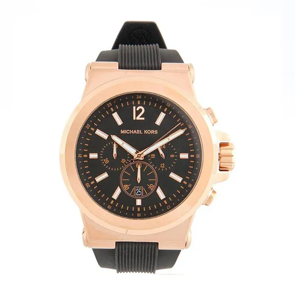 Đồng Hồ Nam Michael Kors MK8184 Màu Đen/Vàng Hồng - Đồng hồ - Vua Hàng Hiệu