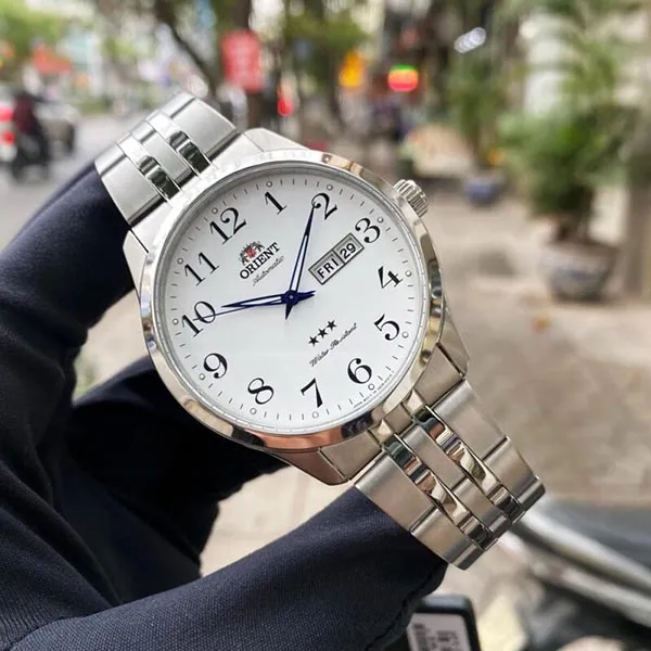 Đồng Hồ Nam Orient FAB0B002W9 Màu Trắng Bạc