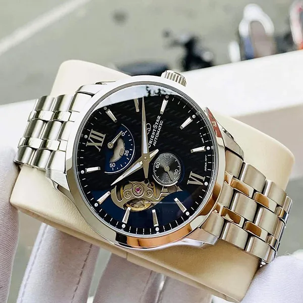 Đồng Hồ Nam Orient Star Contemporary Layered Skeleton RE-AV0B03B00B/ RK-AV0B03B Màu Bạc Đen - Đồng hồ - Vua Hàng Hiệu