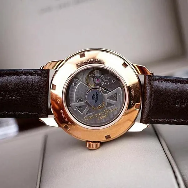 Đồng Hồ Nam Orient Star Retrograde SDE00003B0 Màu Nâu