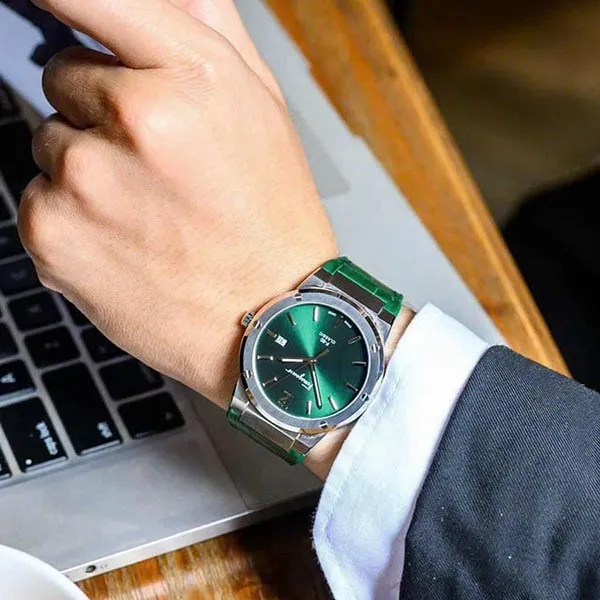 Đồng Hồ Nam Salvatore Ferragamo F-80 Karung SFDT00519 Màu Xanh Green - Đồng hồ - Vua Hàng Hiệu