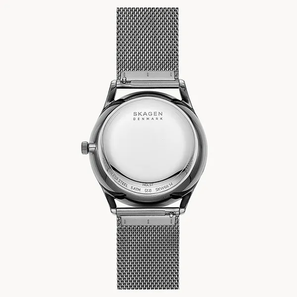 Đồng Hồ Nam Skagen Holst Automatic Charcoal Steel Mesh Watch SKW6614 Màu Bạc - Đồng hồ - Vua Hàng Hiệu