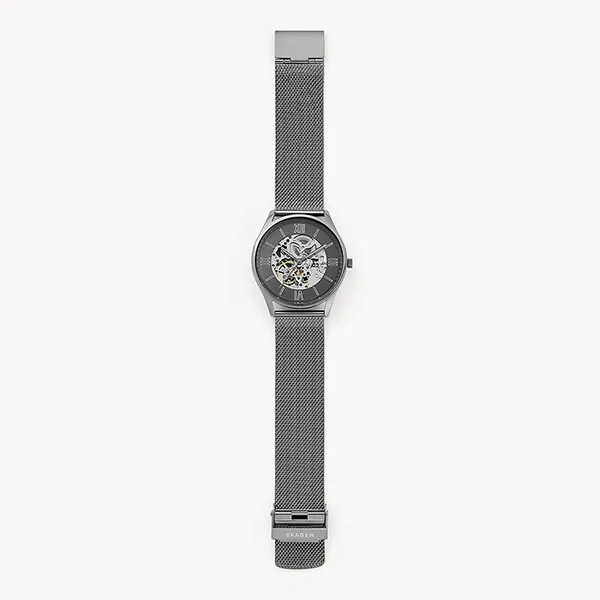 Đồng Hồ Nam Skagen Holst Automatic Charcoal Steel Mesh Watch SKW6614 Màu Bạc - Đồng hồ - Vua Hàng Hiệu