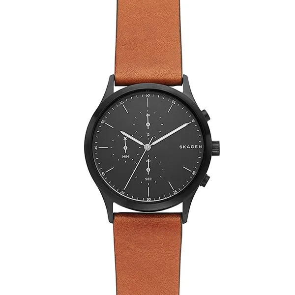 Đồng Hồ Nam Skagen Jorn Leather Watch SKW6477 Màu Nâu Cam - Đồng hồ - Vua Hàng Hiệu