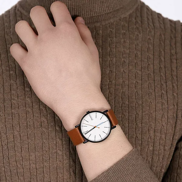 Đồng Hồ Nam Skagen Signatur Watch SKW6374 Màu Nâu