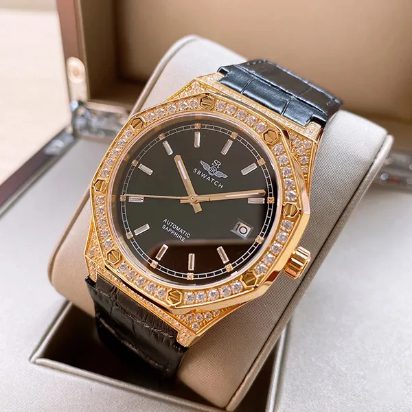 Đồng Hồ Nam Srwatch Galaxy SG99993.4601GLA Màu Đen