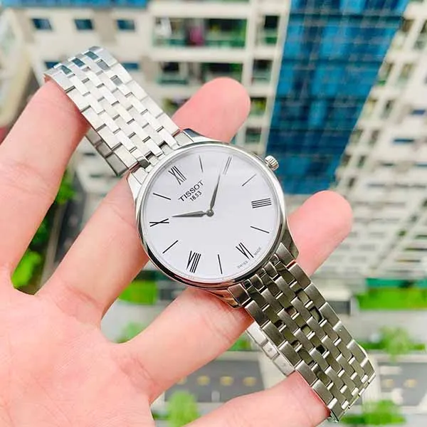 Đồng Hồ Nam Tissot Tradition T063.409.11.018.00 ( T0634091101800) Màu Trắng Bạc - Đồng hồ - Vua Hàng Hiệu