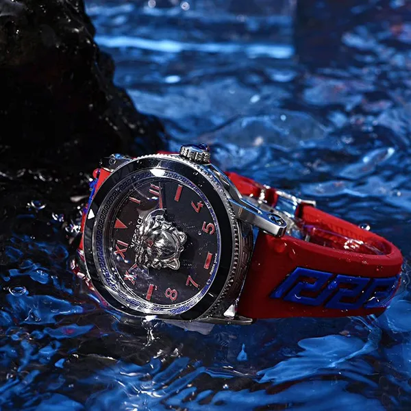 Đồng Hồ Nam Versace Men's Watch V-Palazzo Red VE2V00622 Màu Đỏ