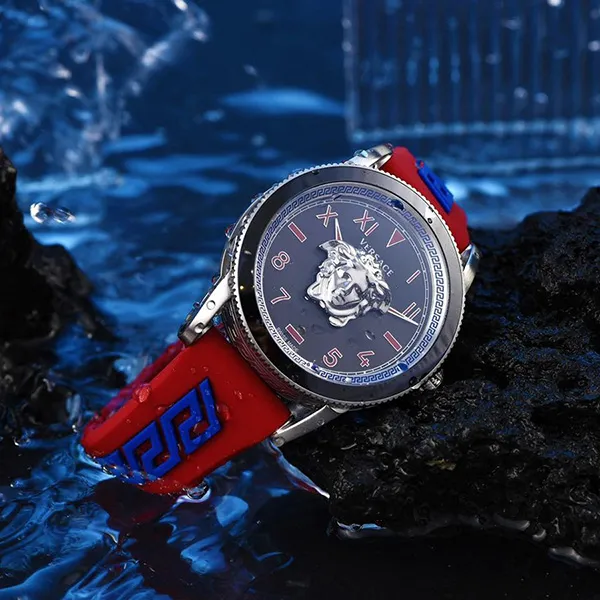 Đồng Hồ Nam Versace Men's Watch V-Palazzo Red VE2V00622 Màu Đỏ