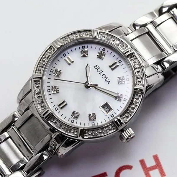 Đồng Hồ Nữ Bulova 96W105 Màu Bạc - Đồng hồ - Vua Hàng Hiệu