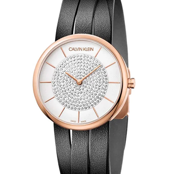 Đồng Hồ Nữ Calvin Klein CK Extension Quartz Watch K2R2STCW Màu Đen