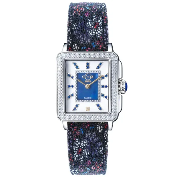 Đồng Hồ Nữ Gevril GV2 Women's Padova Gemstones Swiss Diamond Watch 12332F Phối Màu